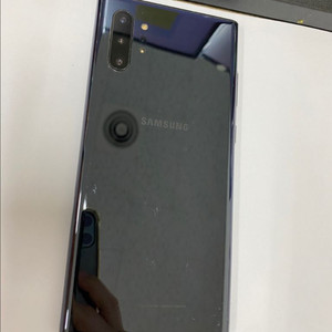 갤럭시노트10플러스 블랙 외괸깔끔 256G멍폰 기능정상