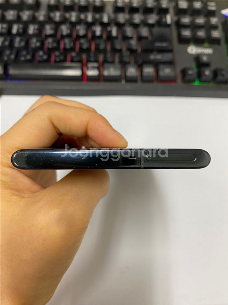 갤럭시노트10플러스 블랙 외괸깔끔 256G멍폰 기능정상--5