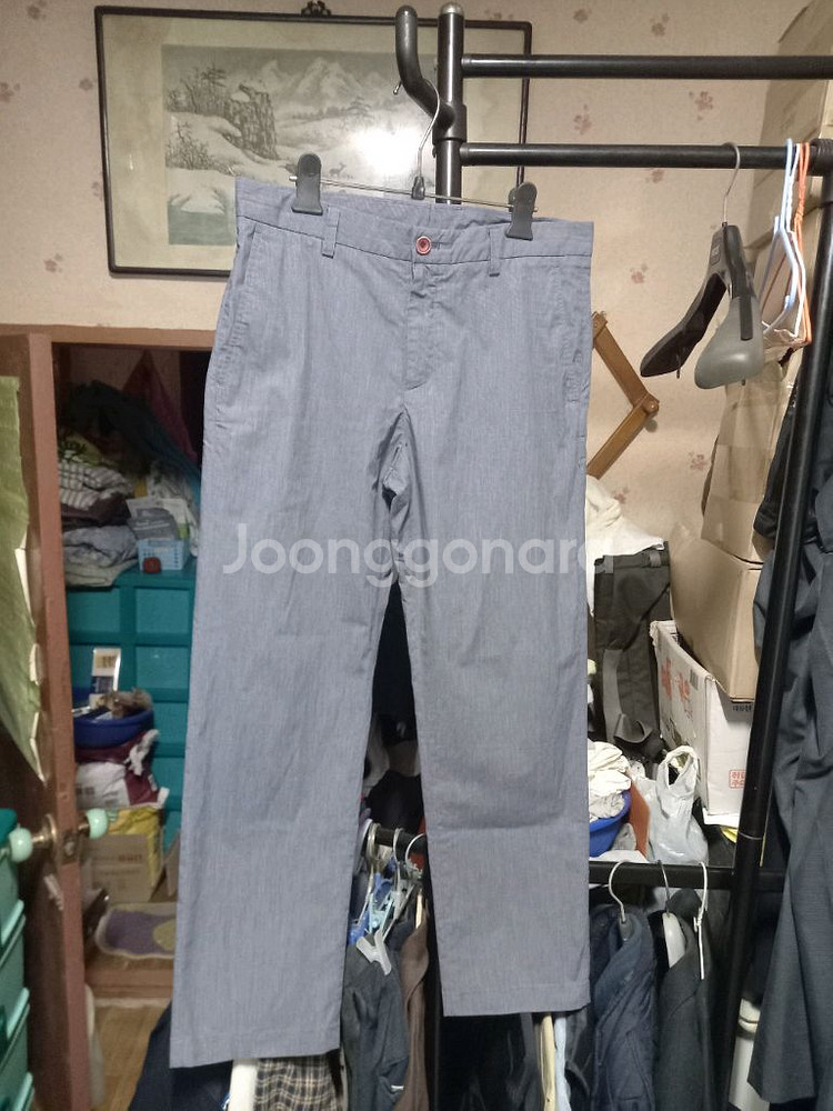 [클럽캠브리지]여름용 면혼방 바지32사이즈--0