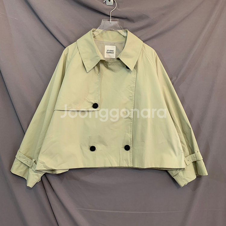 스튜디오 톰보이 트렌치 숏 자켓--1