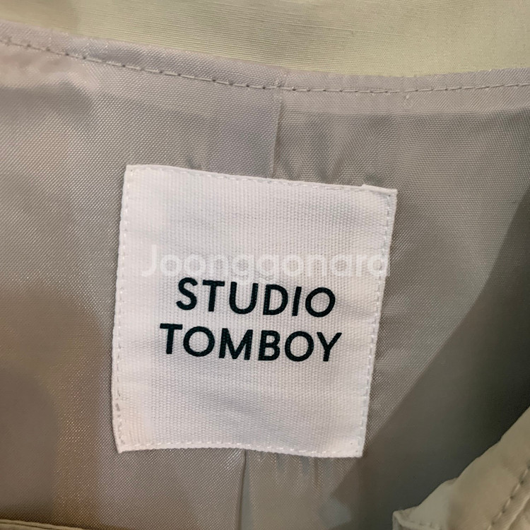 스튜디오 톰보이 트렌치 숏 자켓--4