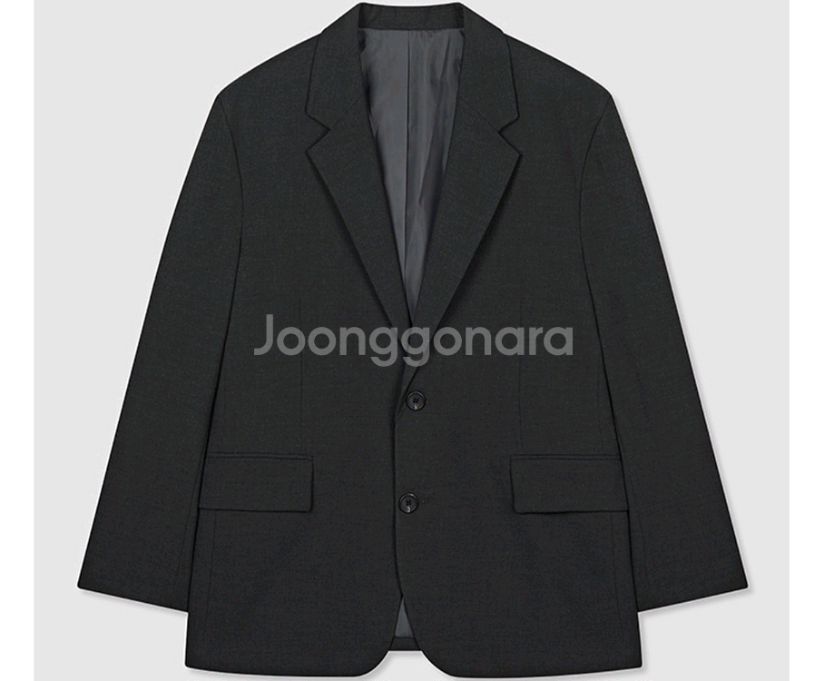 남자 양복 수트 정장 셋업 자켓 재킷 110차콜 스파오--0