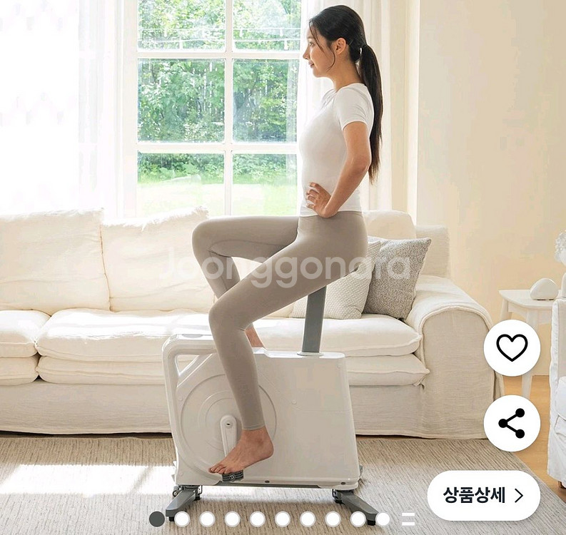 렛홈 실내자전거 접이식--0