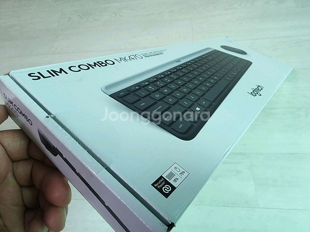 로지텍 SLIM COMBO MK470 새것,한글각인--3