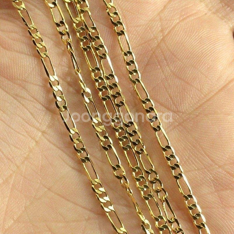 새 18K GF 61cm 24인치 짜임 실 목걸이 체인--1