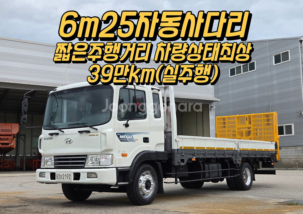 현대메가 5톤 자동발판사다리--0