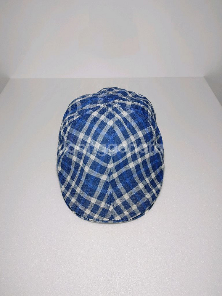 DAKS GOLF 닥스 블루톤 체크디자인 헌팅캡--1