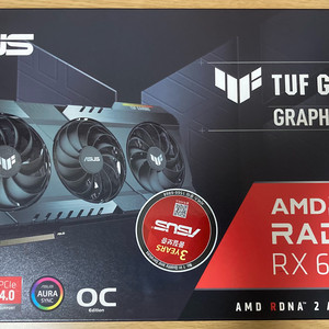 ASUS TUF RX 6700XT 리퍼교환 미사용