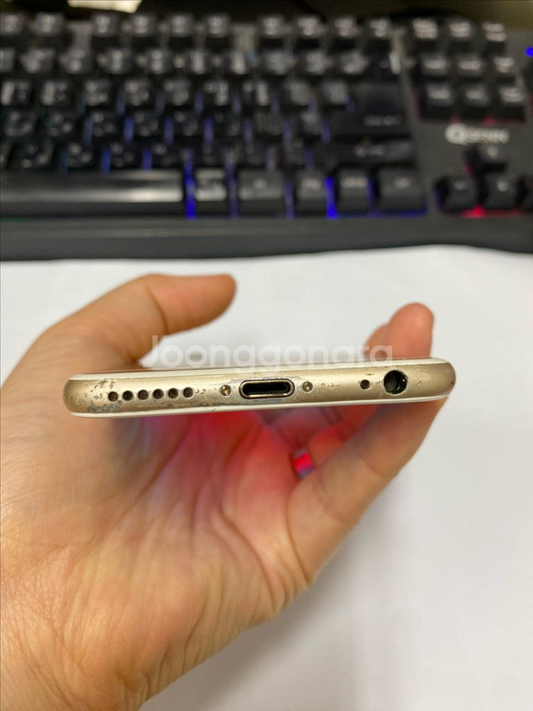 아이폰6 골드 액정SS급 64GB 배터리90% 인스타--6