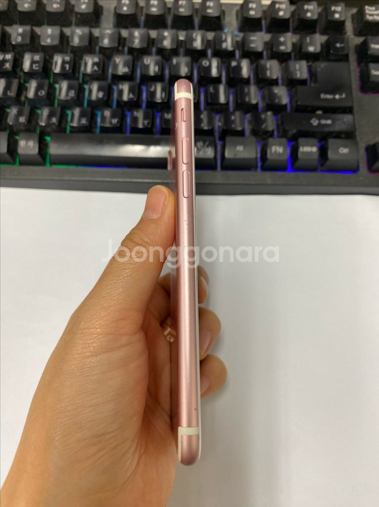 아이폰7 로즈골드 액정SS급 128GB 배터리100%--4