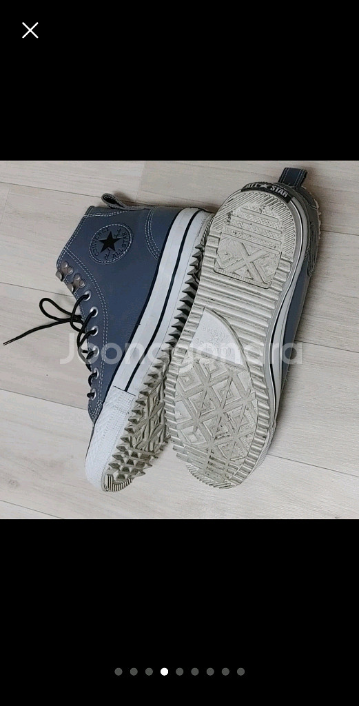 컨버스올스탑 하이탑^내부양털상태좋음--3