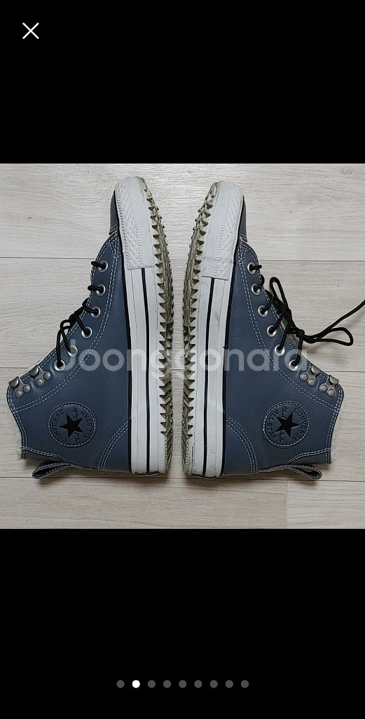 컨버스올스탑 하이탑^내부양털상태좋음--1