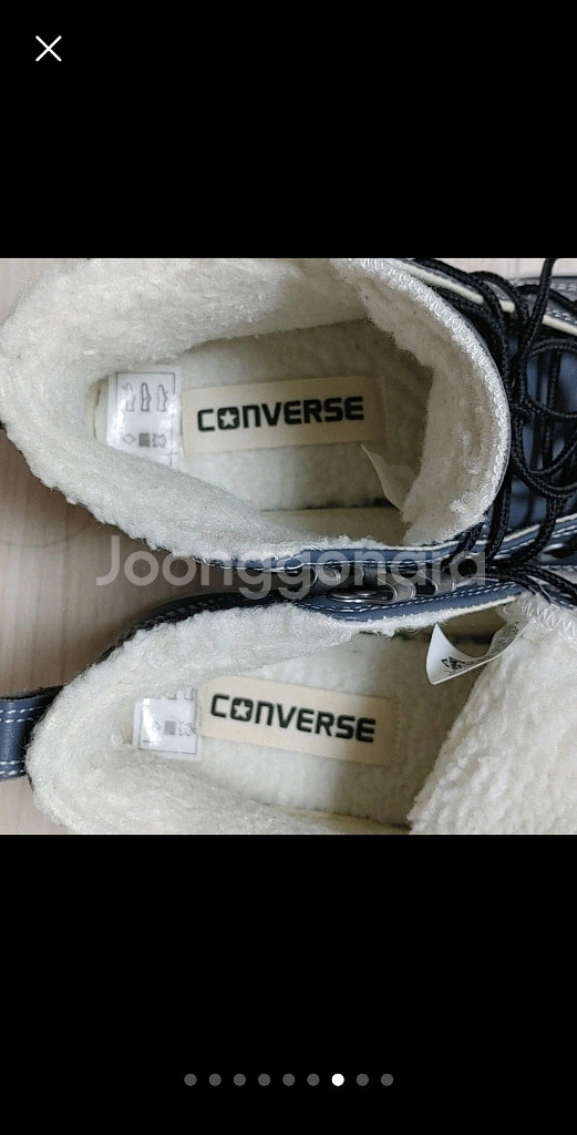 컨버스올스탑 하이탑^내부양털상태좋음--6