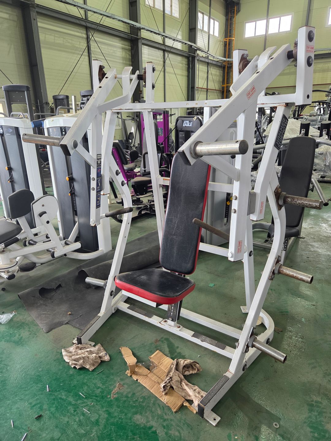 해머스트렝스 스미스, 체스트, 벤치프레스레그프레스