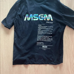 MSGM 유아 반팔 티셔츠 (130-140)