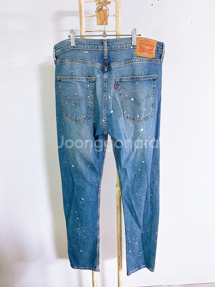 (남성33)리바이스512페인팅청바지--2