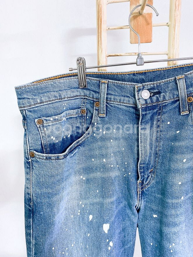 (남성33)리바이스512페인팅청바지--1