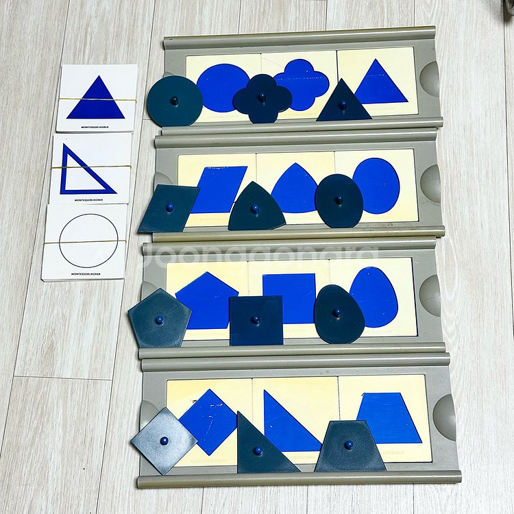 몬테소리 도형 퍼즐 세트 교구--0
