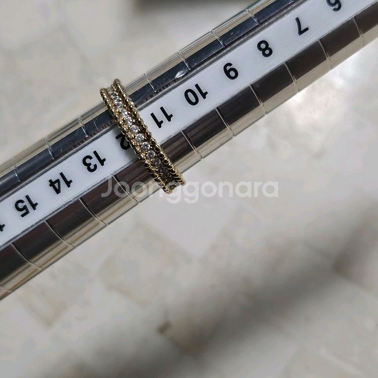 14k 빼를리 뺑돌이 반지--4