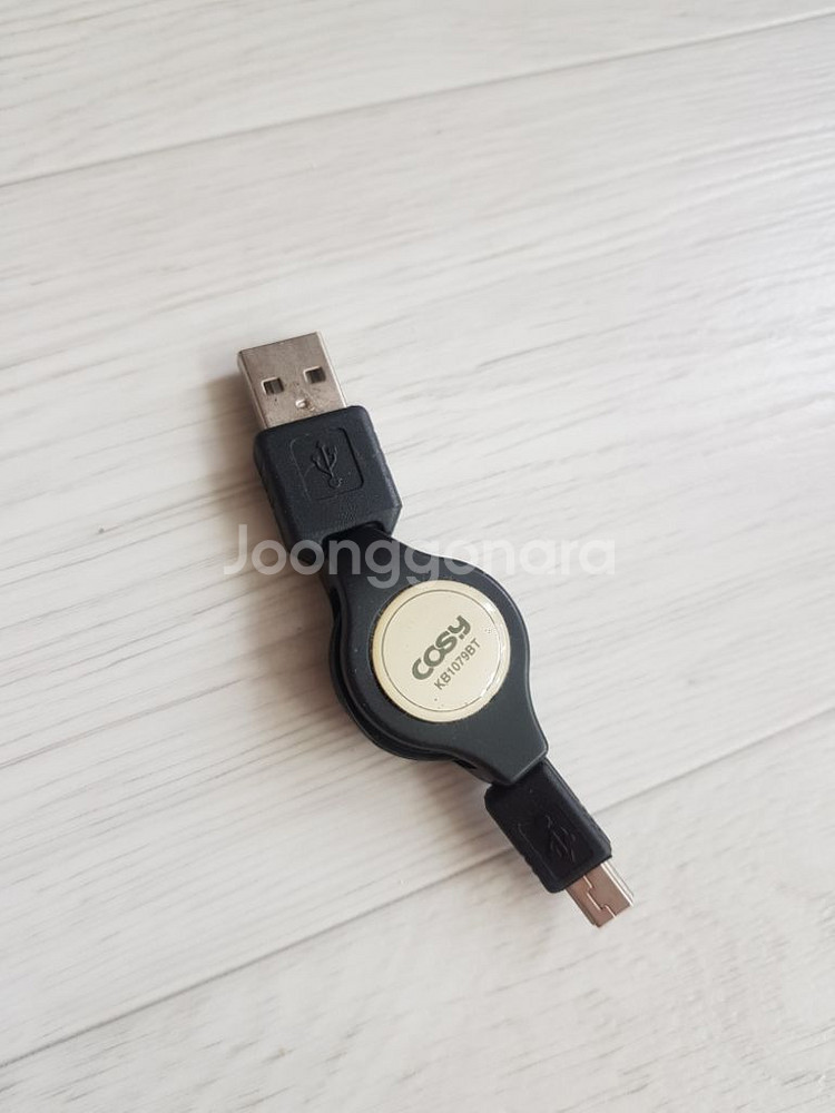 개폐식 USB A 수-미니 B 5 핀 충전 동기화 데이--0