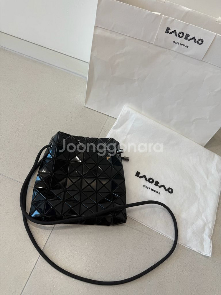 바오바오 링백 (Wring)블랙 정품 (새상품+쇼핑백)--4