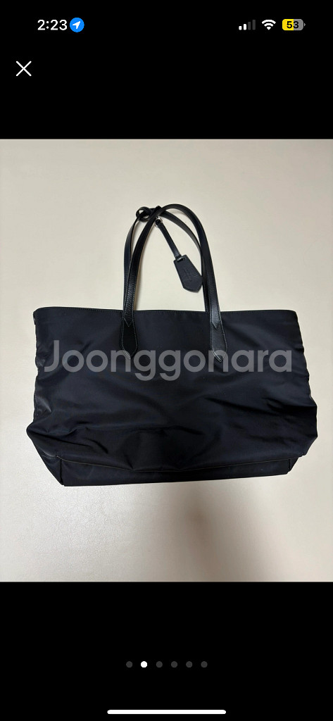 버버리 블랙 가방 숄더백 / 명품 기저귀 가방--1