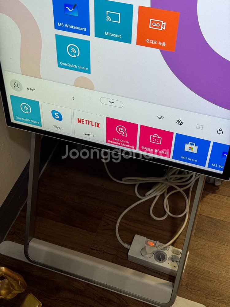 LG 원퀵 43인치 판매 (전자칠판/대형모니터)--3