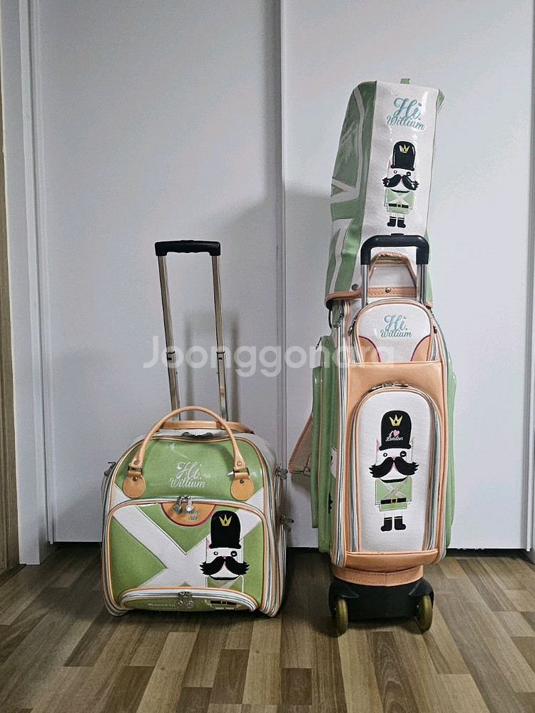 페르시안캣 여성 캐디백, 보스턴백, 파우치 3세트--0