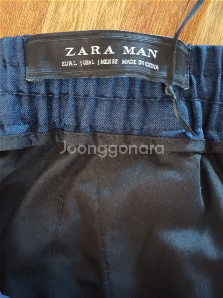 자라맨 ZARA MAN 세미 조거 바지 L--3