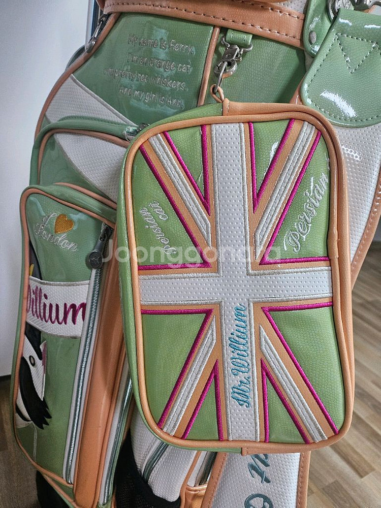 페르시안캣 여성 캐디백, 보스턴백, 파우치 3세트--7