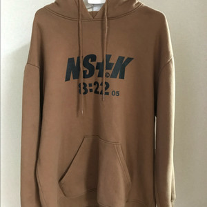 NS+K 브라운 후드티 L