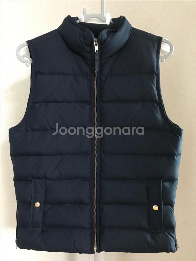 제이크루 J.Crew 네이비 다운 패딩조끼 S--0