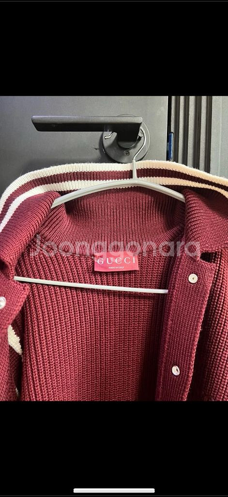 GUCCI 25SS 구찌 로고 울 가디건 신상 새상품--2
