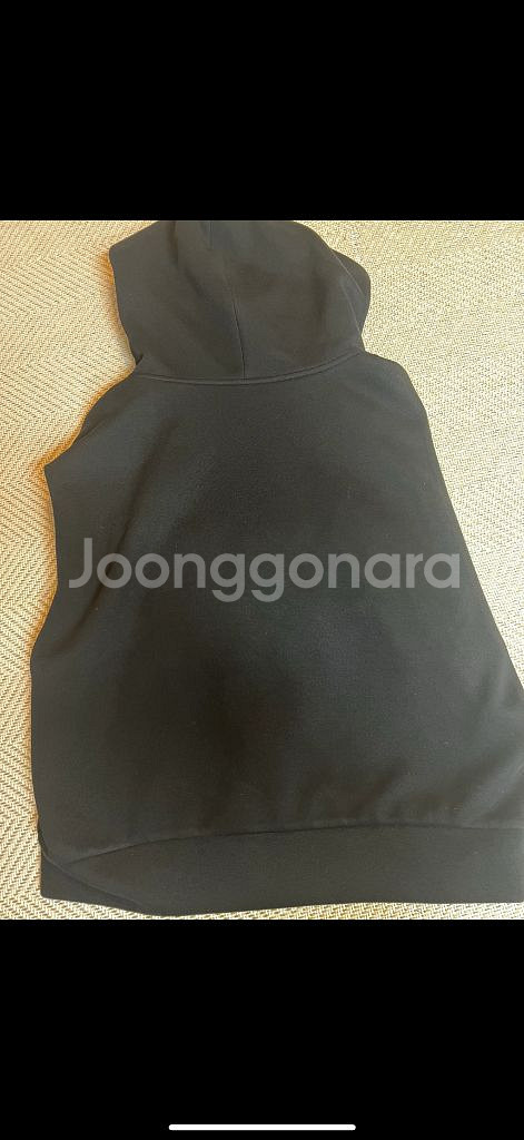렉토 Recto 25SS 로고 디테일 후드 집업 블랙--4