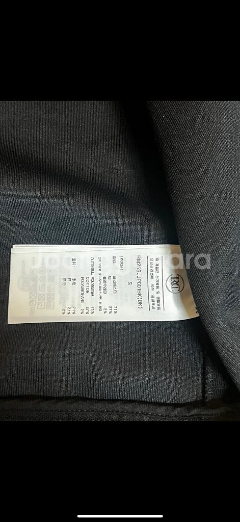 렉토 Recto 25SS 로고 디테일 후드 집업 블랙--7
