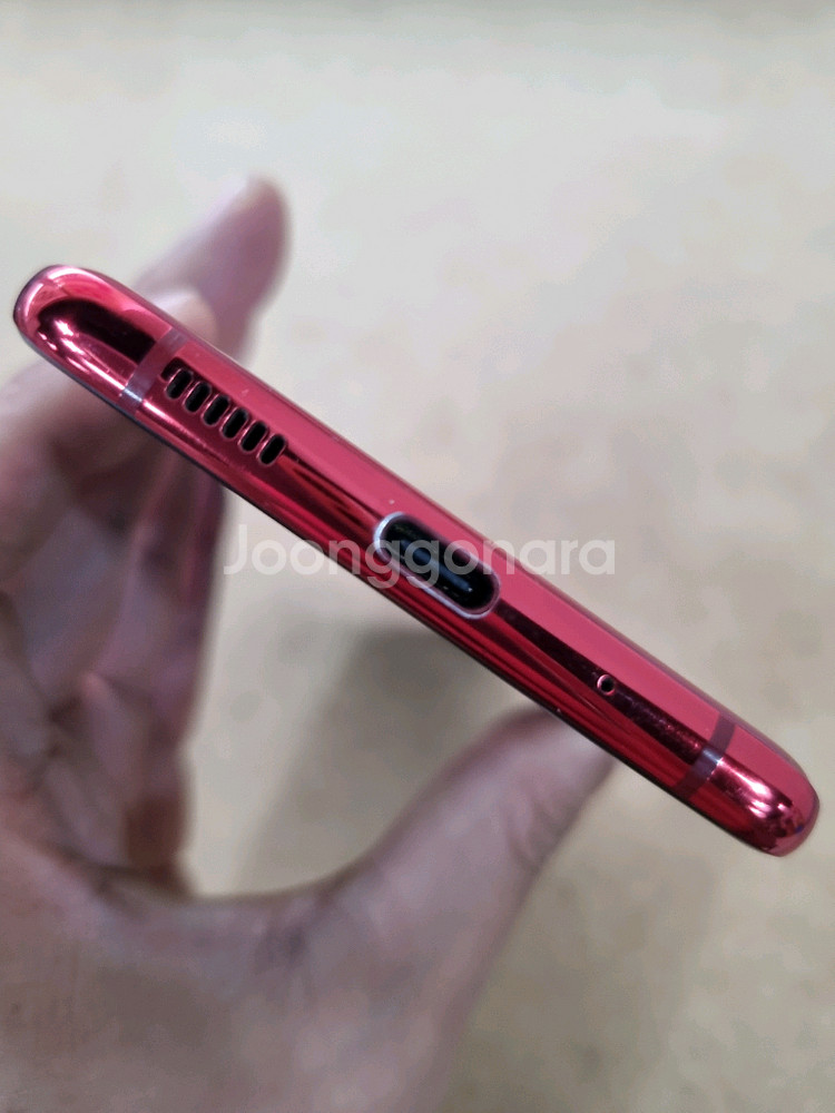 갤럭시S20플러스 레드 256GB KT공기계 중고폰--3