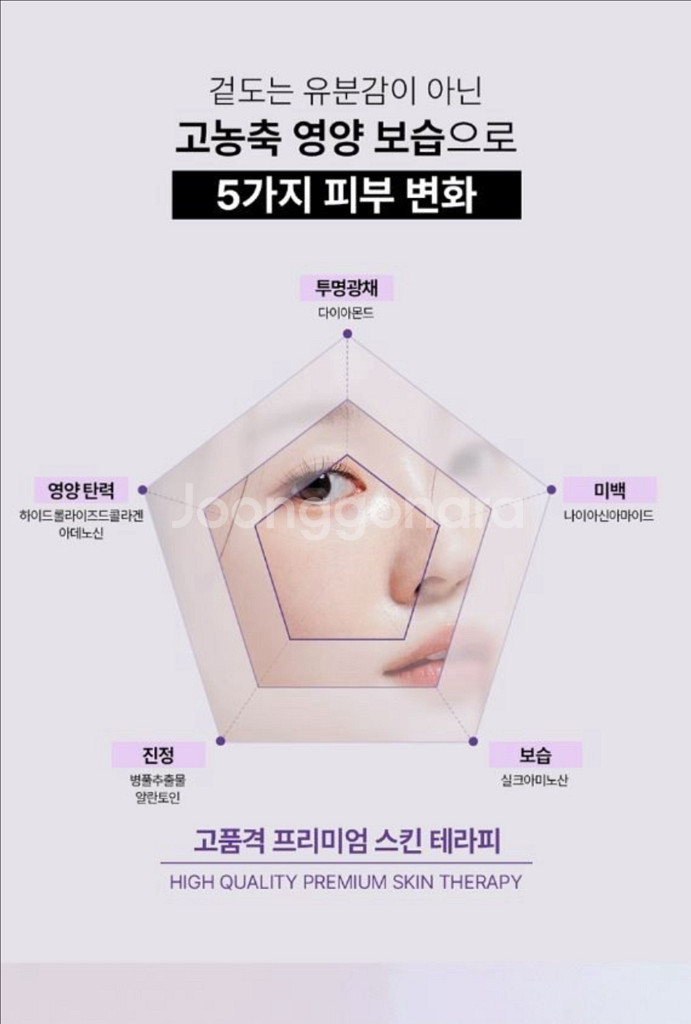 코리아나화장품 5종세트 선물용 (쇼핑백포함)--3