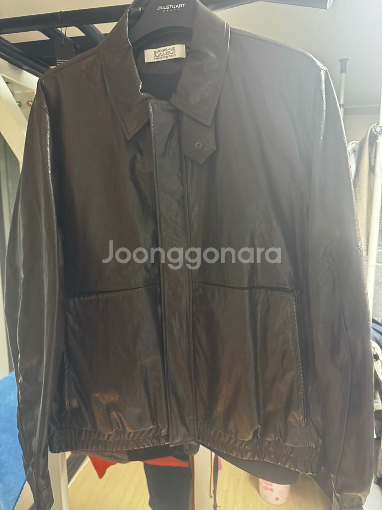 [4] 해칭룸 드리즐러 자켓 다크브라운--2