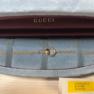 구찌 홀스빗 18k 팔찌 팔아요