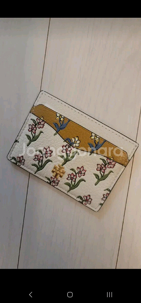 토리버치 에멀슨 믹스드프린트 슬림 카드케이스 카드지갑--1