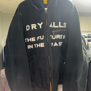 휴먼 메이드 집업 자수 블루종 블랙