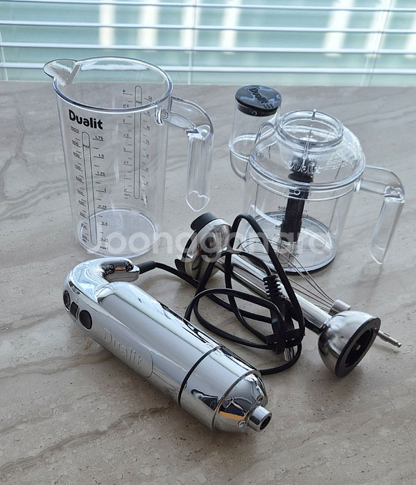 듀얼릿 실버 핸드블랜더 세트 믹서기--0