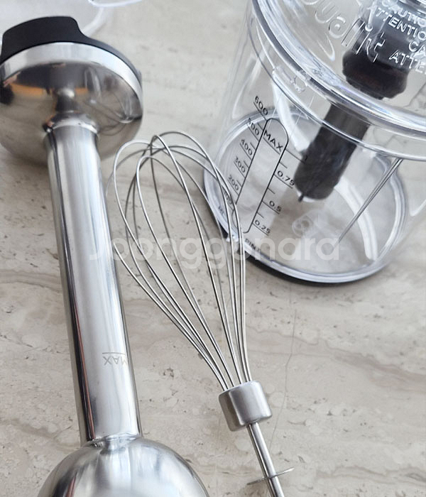 듀얼릿 실버 핸드블랜더 세트 믹서기--3