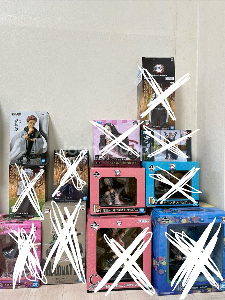 귀멸의칼날,나의히어로아카데미아,주술회전,원피스 피규어--1