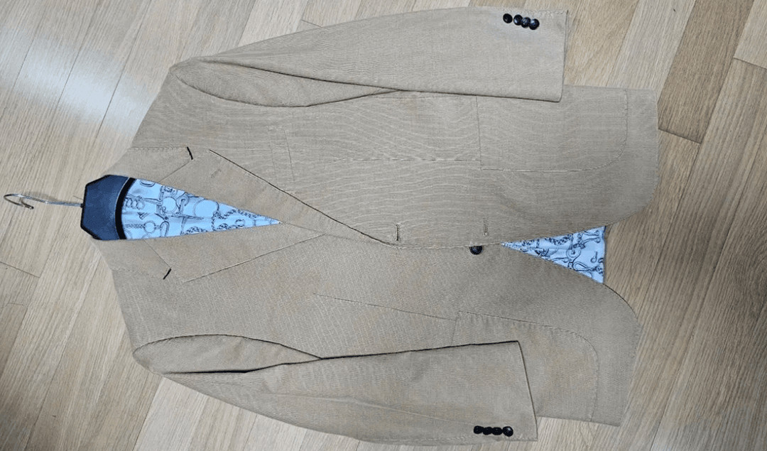 구찌 GUCCI 코듀로이 카멜색 자켓 46R(95사이즈--4