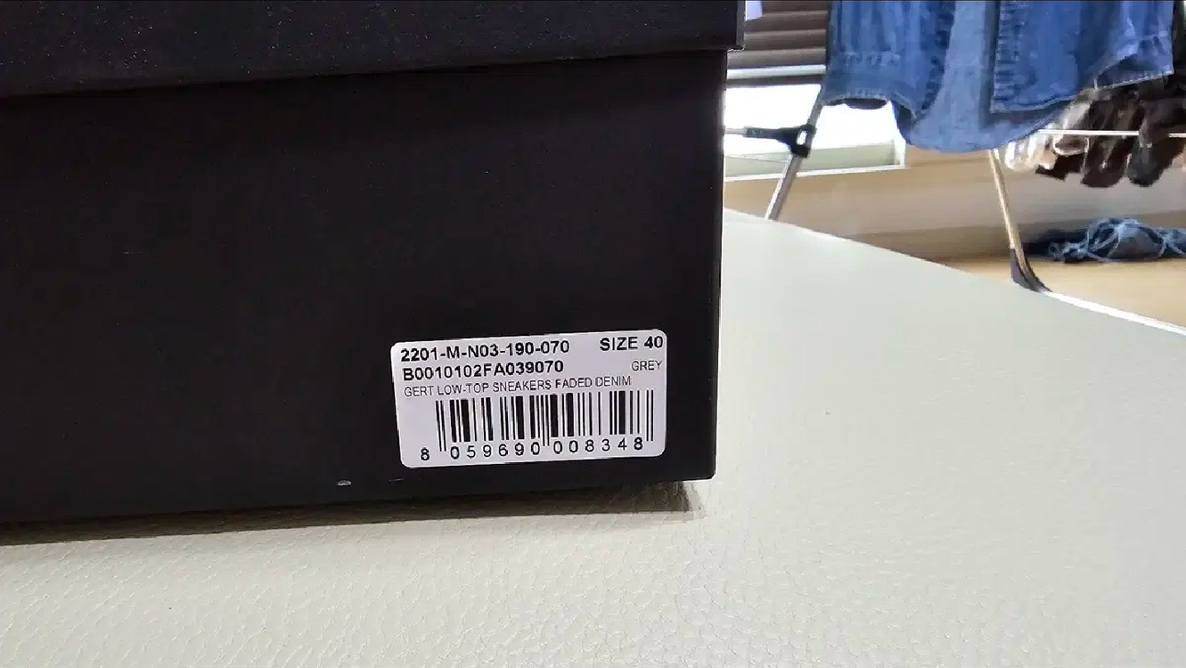 앤드뮐 미스터 GERT LOWTOP DENIM 40사이--9