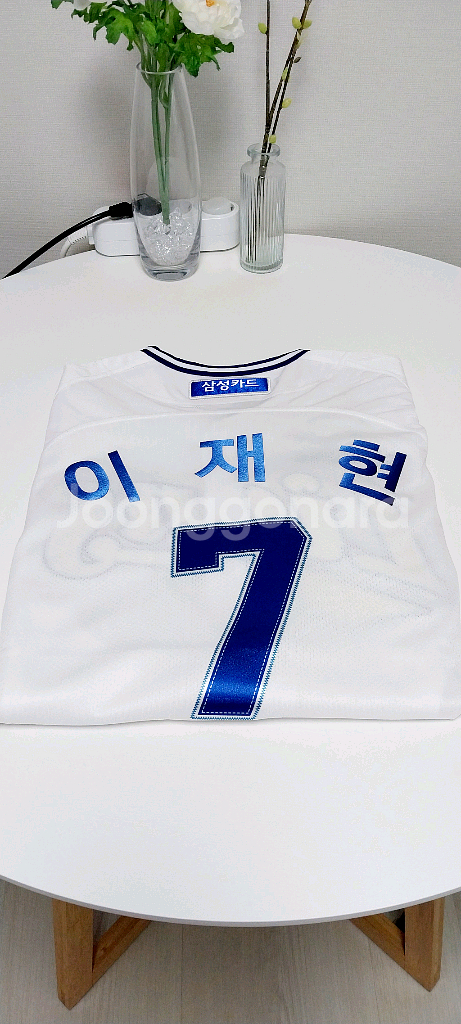 [새상품]삼성라이온즈(이재현)마킹 프로페셔널 홈 유니폼--2