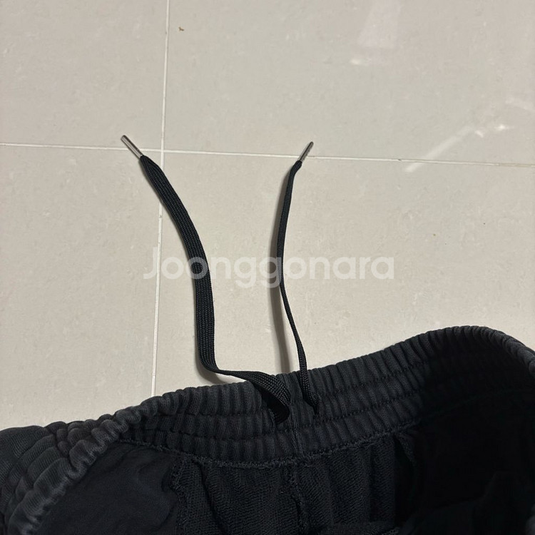 정품 아디다스 미니 트레포일 로고 와이드 조거팬츠 바지--6