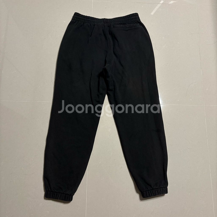 정품 아디다스 미니 트레포일 로고 와이드 조거팬츠 바지--5