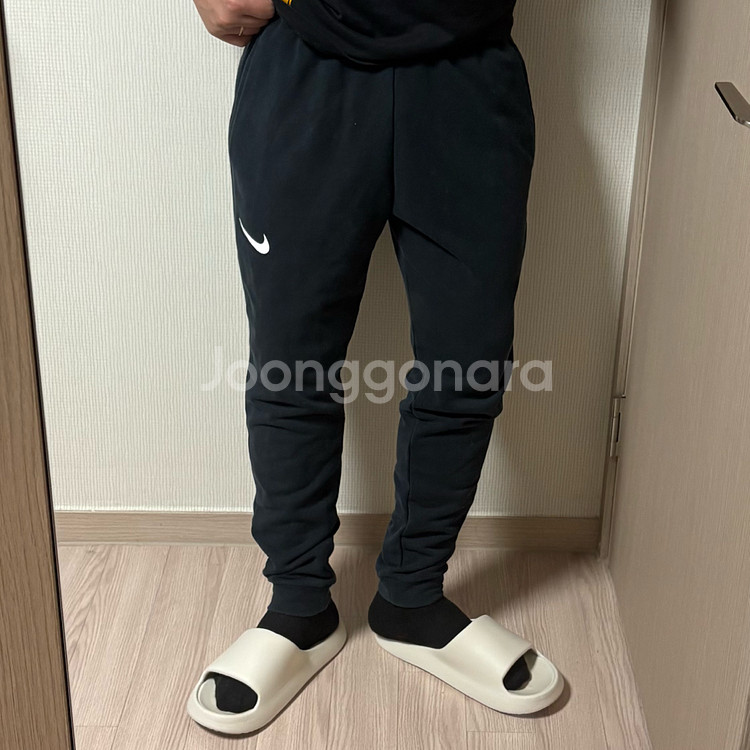 정품 나이키 스우시 블랙 조거팬츠 트레이닝 바지--0